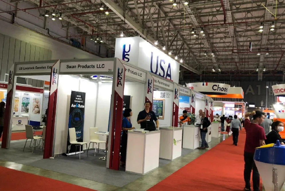 USA Pavilion Booth @ Food & Hotel Vietnam 2022